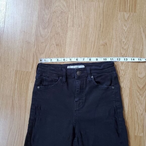 Topshop Moto Jamie High Waisted Skinny Jeans - size 25 in Black - Picture 8 of 14